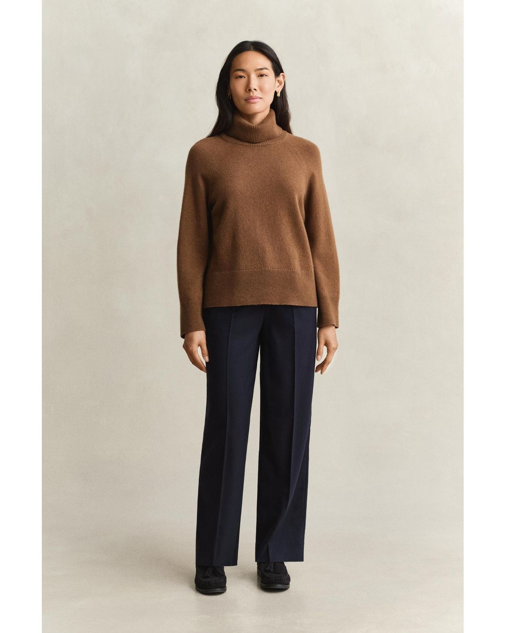 Gant Blue Tailored Wool Pants Evening
