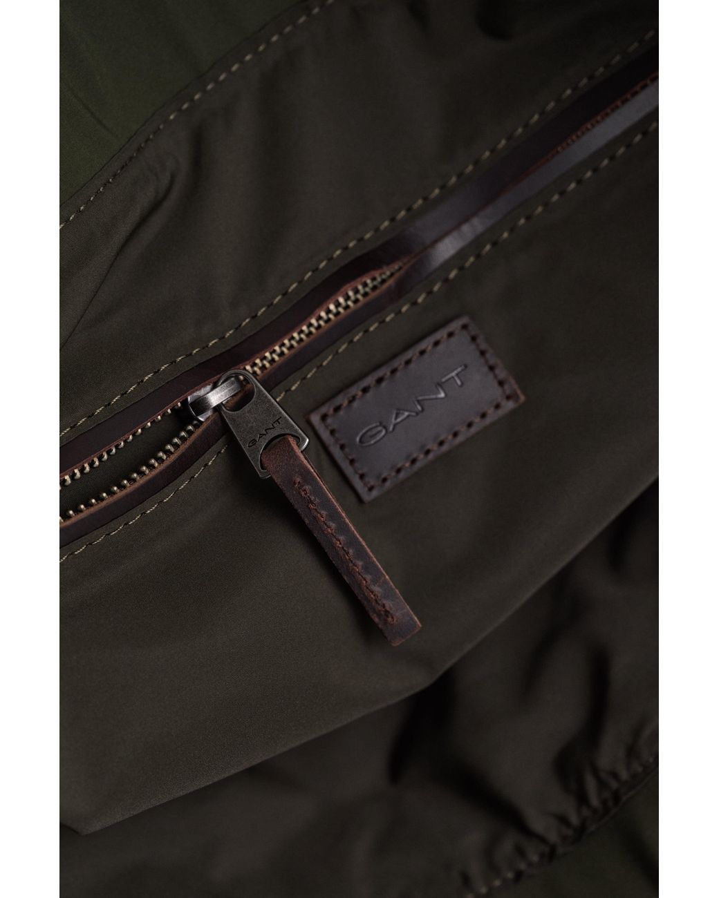 Gant Green Quilted Tote Bag Dark Moss for men