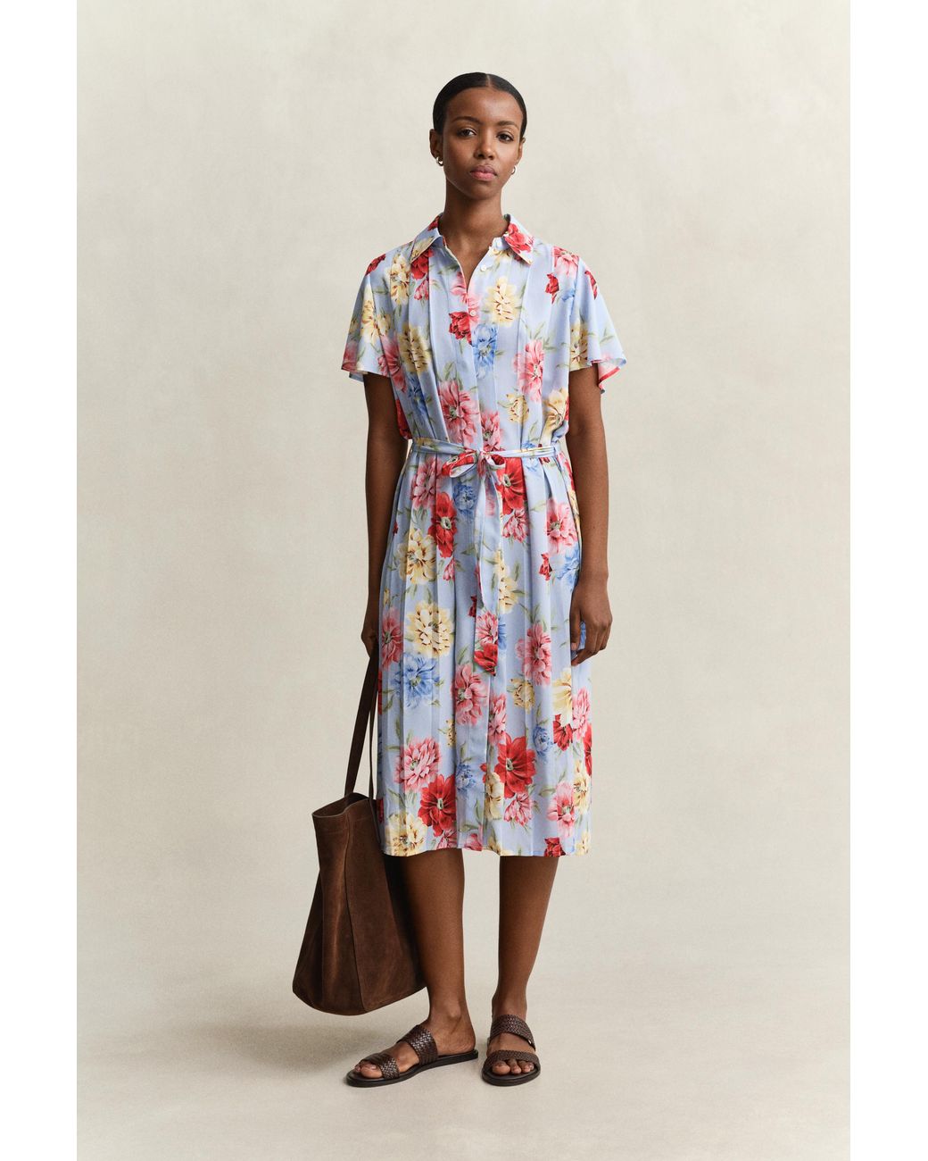 Gant Natural Floral Shirt Dress