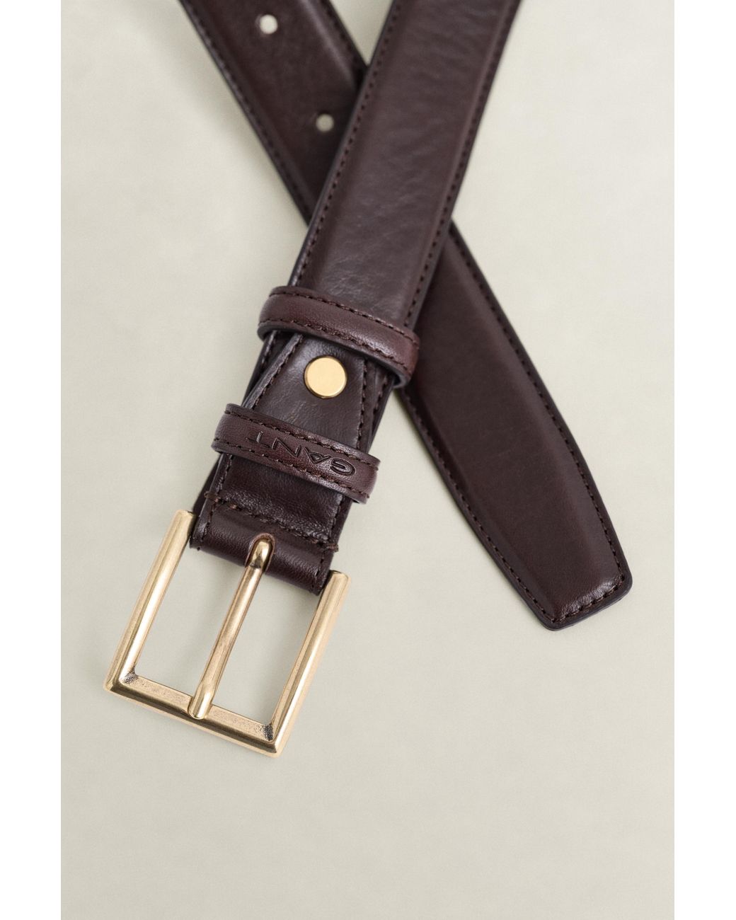 Gant Multicolor Polished Leather Belt for men
