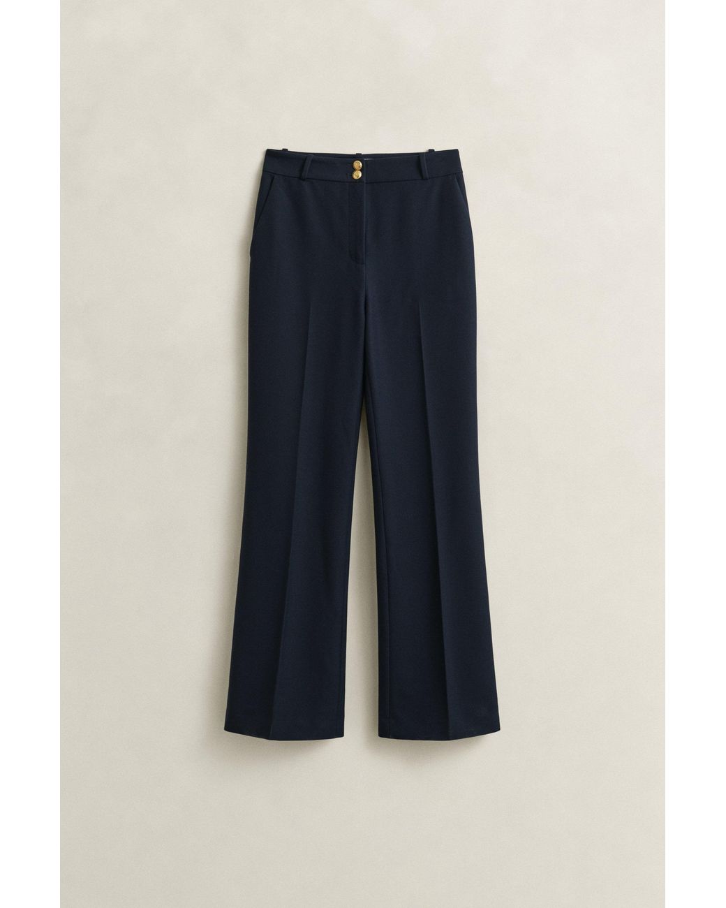 Gant Blue Flared Nautical Pants Evening