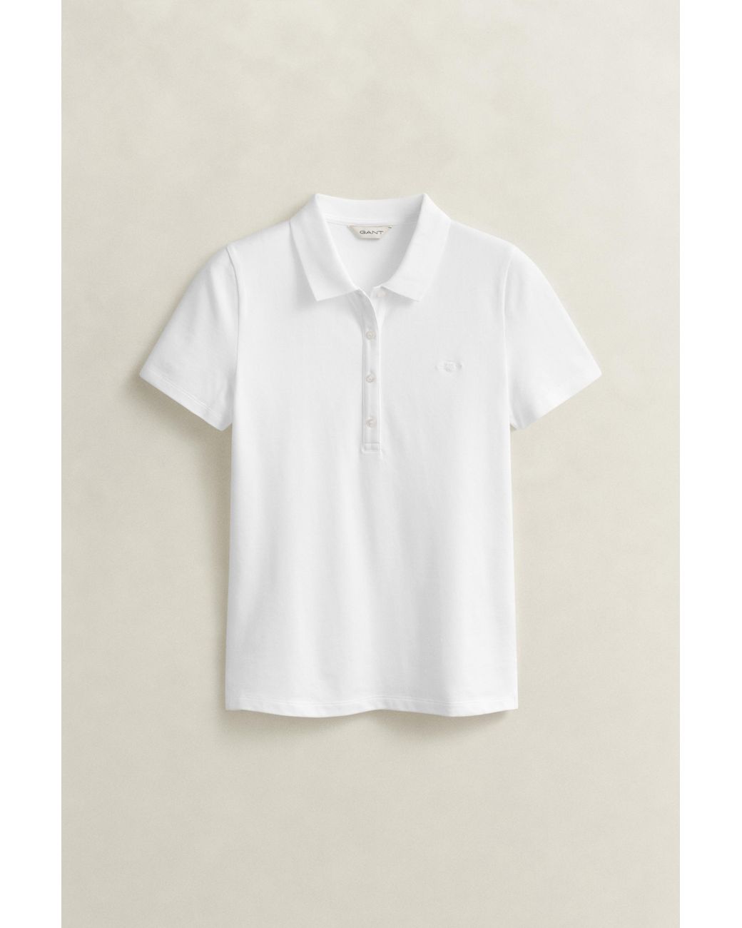 Gant White Polo Shirt