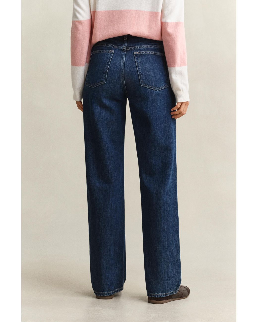 Gant Blue Relaxed Jeans Dark Worn In