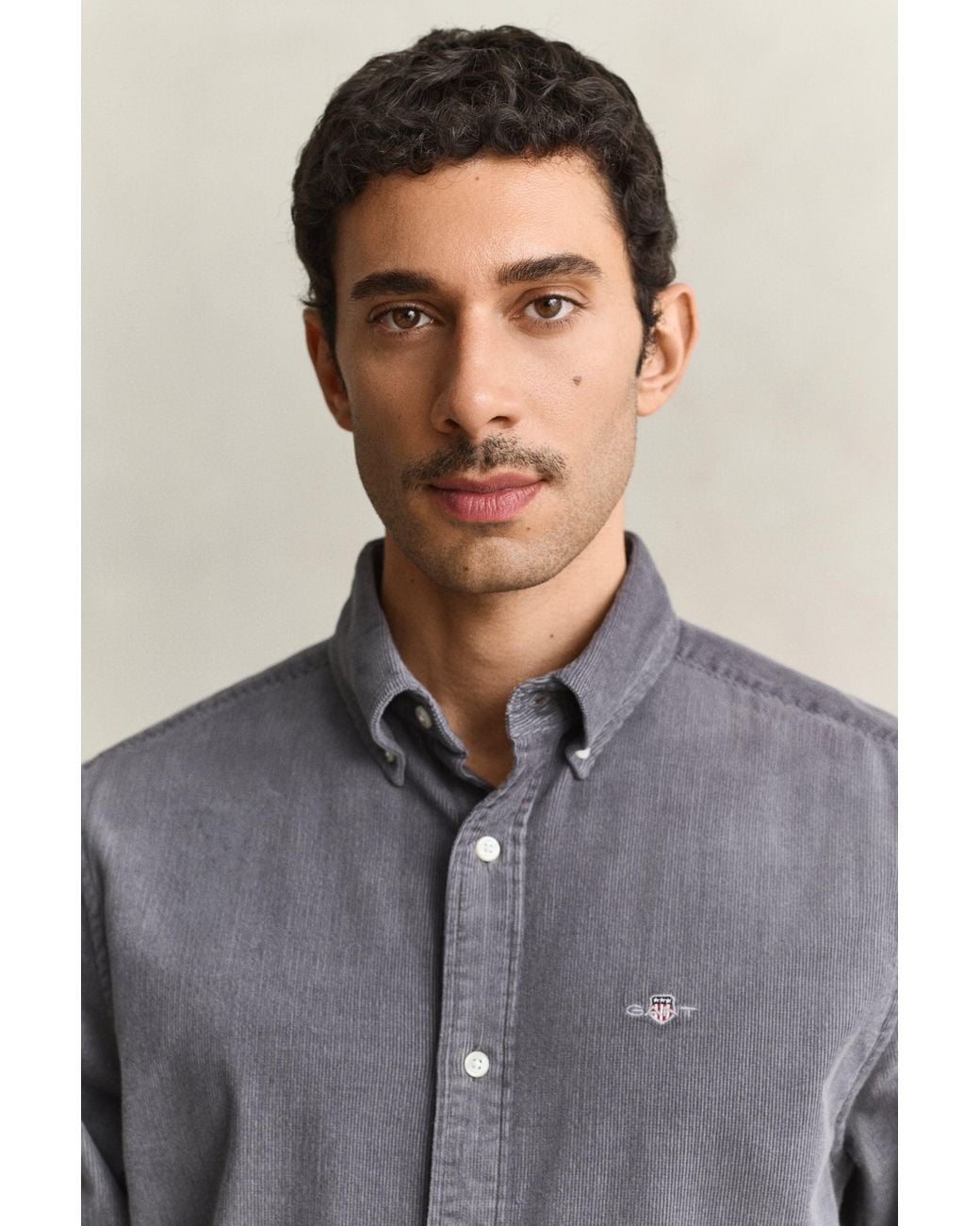 Gant Gray Corduroy Shirt for men