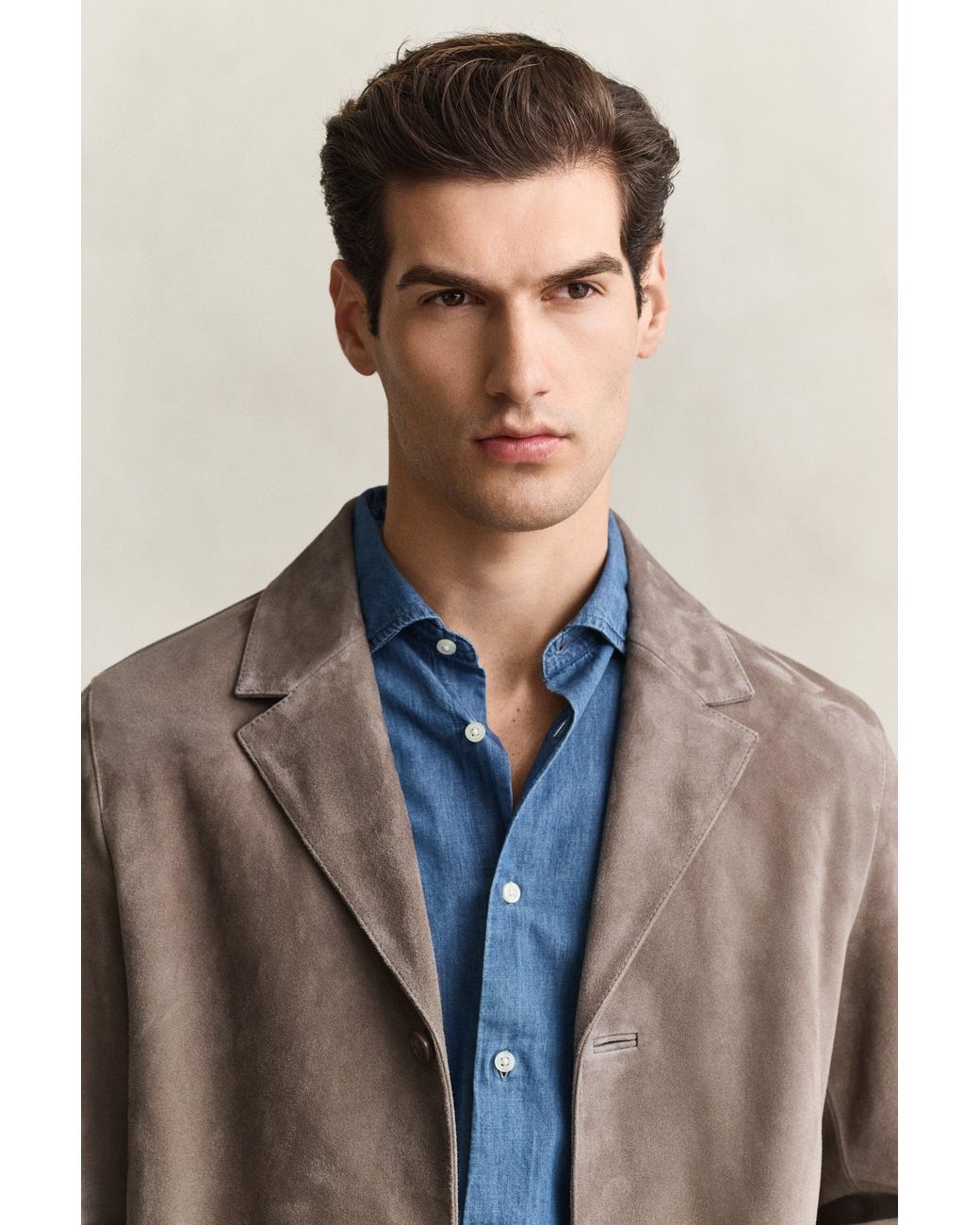 Gant Natural Suede Blazer for men