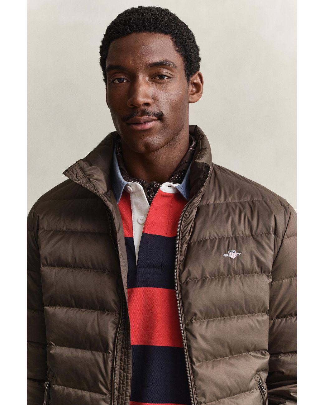 Gant Multicolor Light Down Jacket for men