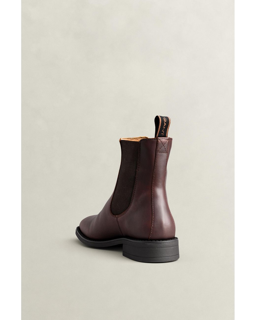 Gant Brown Fayy Leather Boots Dark