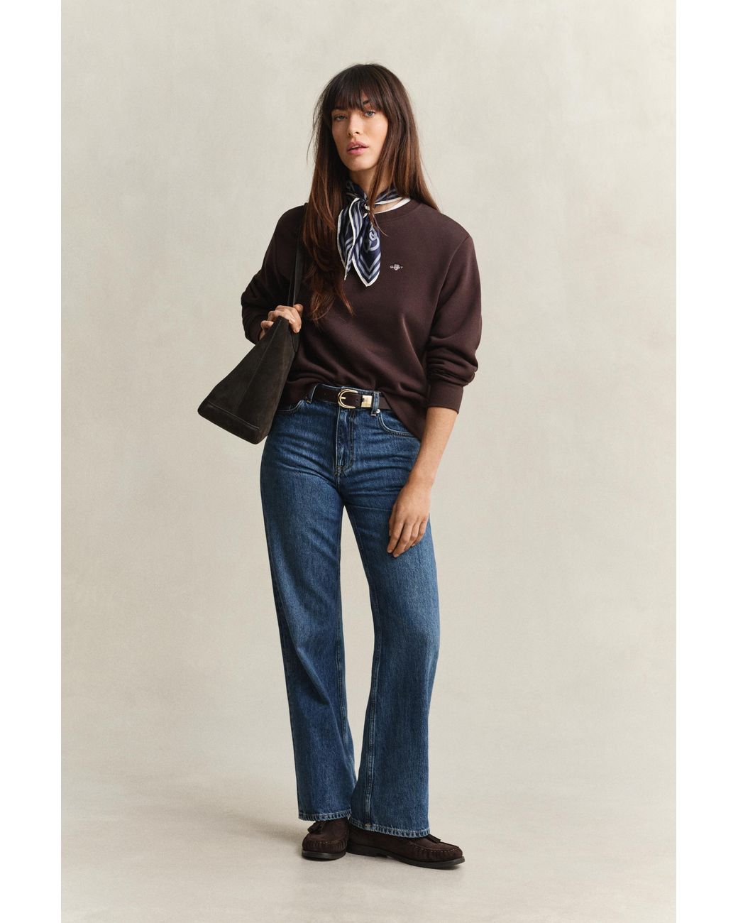 Gant Blue Shield Sweatshirt Deep