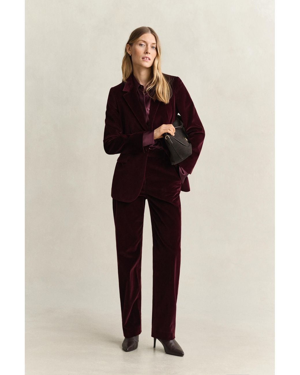 Gant Purple Velvet Blazer