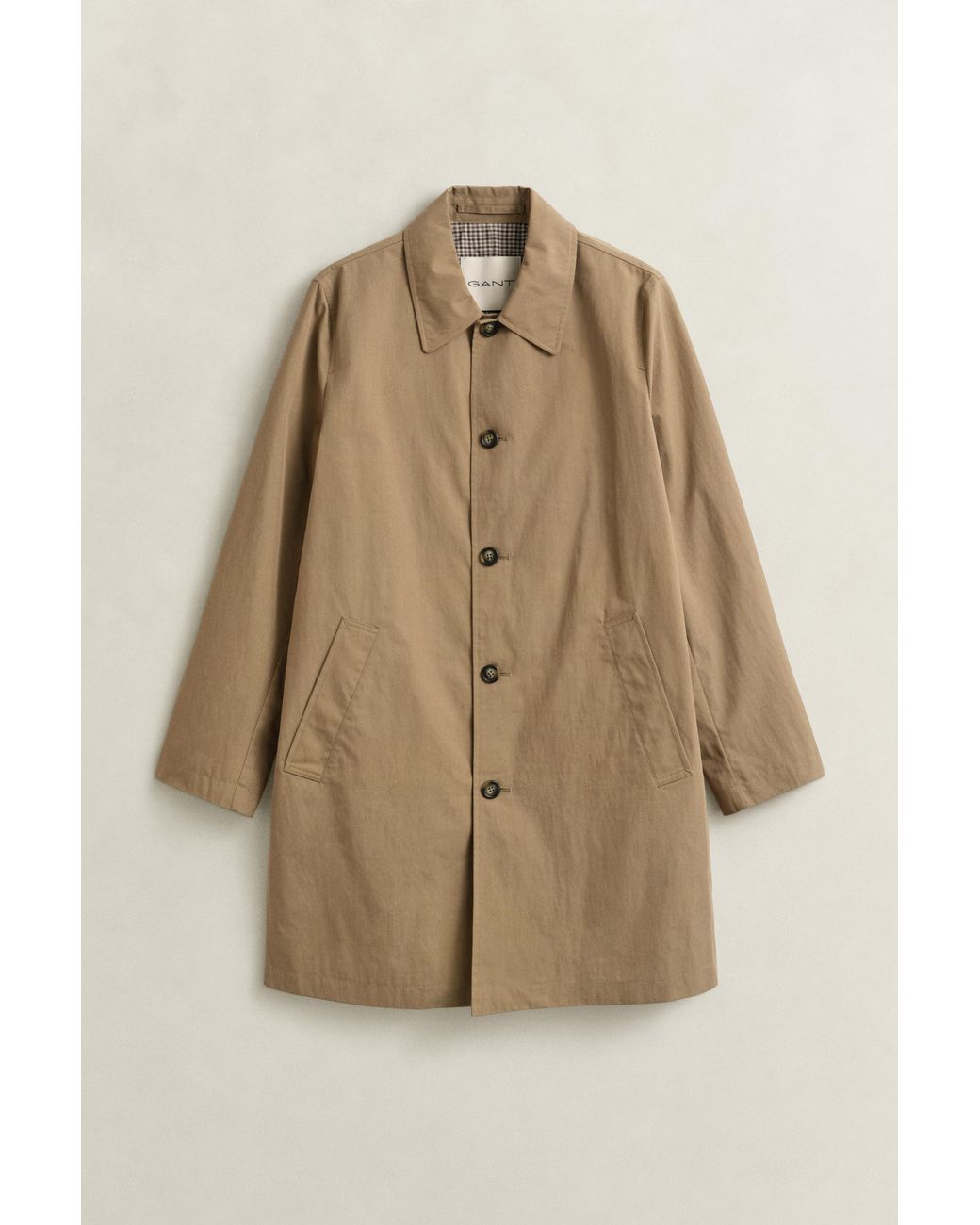 Gant Natural Car Coat Light Taupe for men