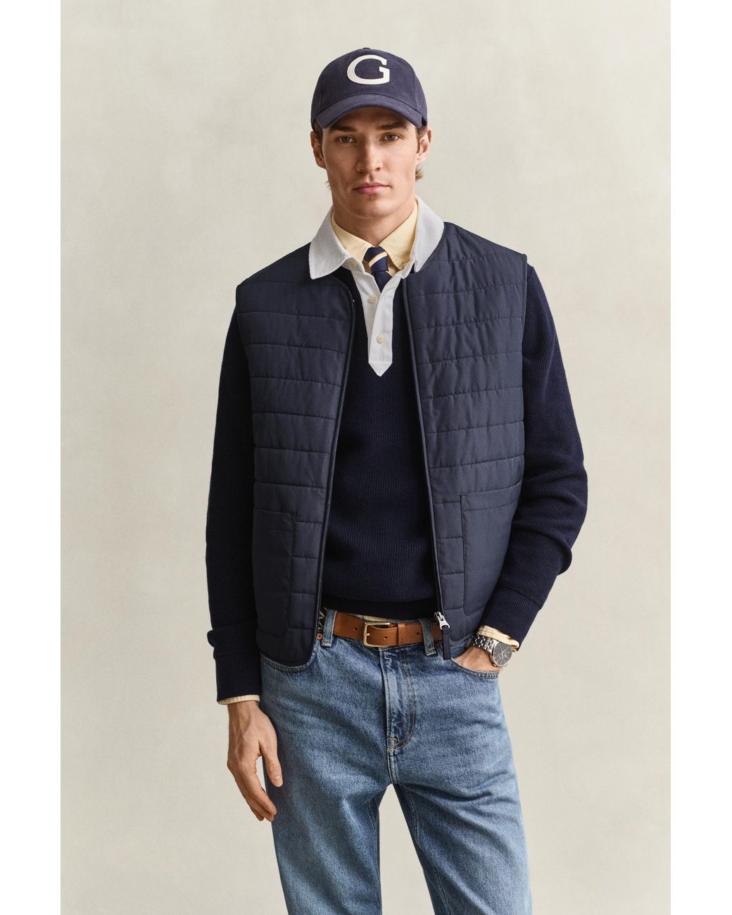 Gant Blue Double Coat Evening for men