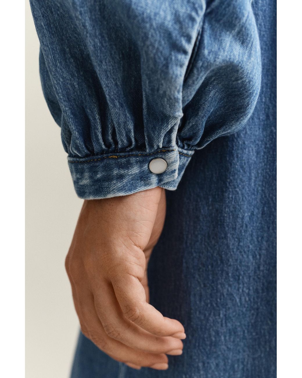 Gant Blue Denim Shirt Dress Mid Archive