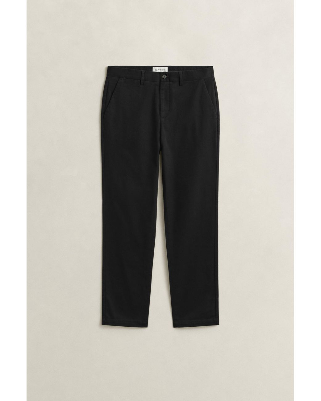 Gant Black Regular Smart Chinos for men