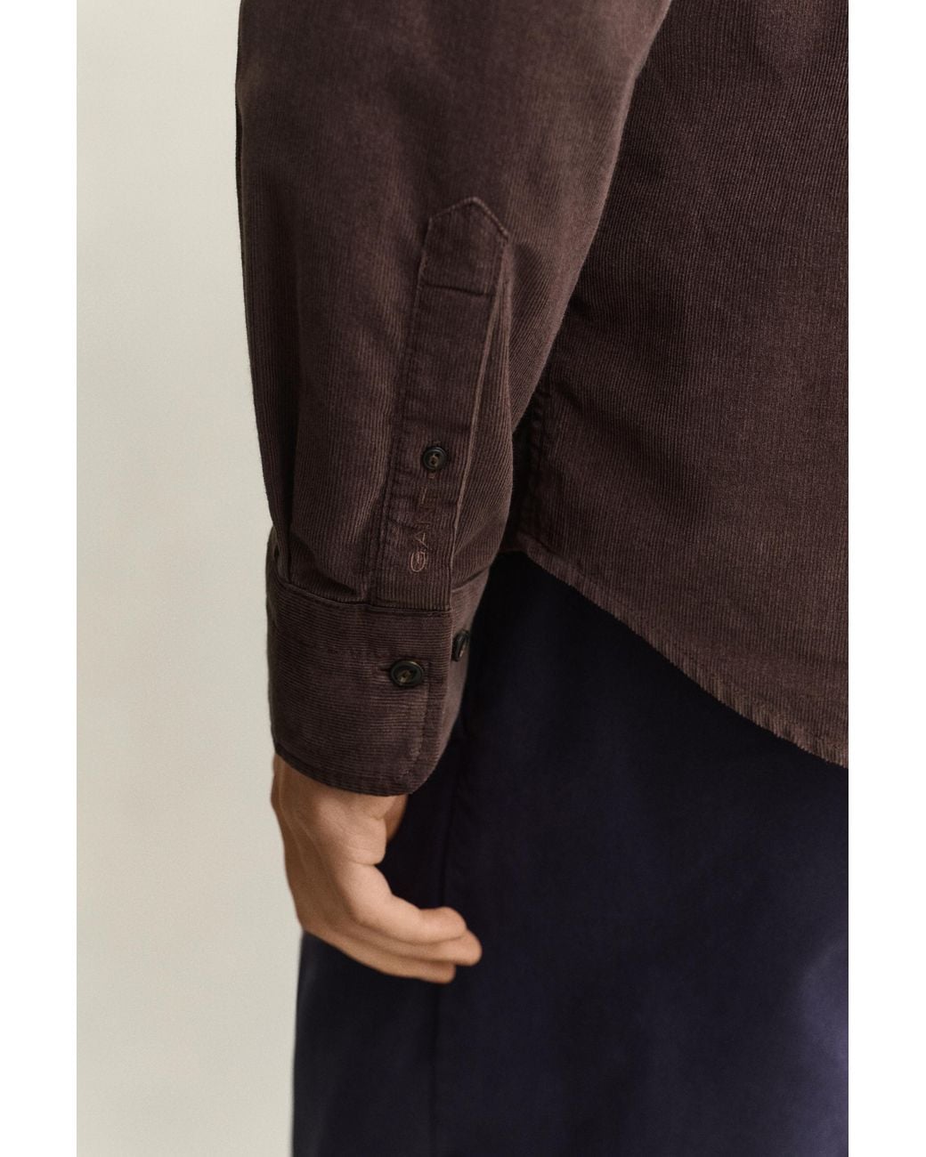 Gant Brown Corduroy Shirt for men
