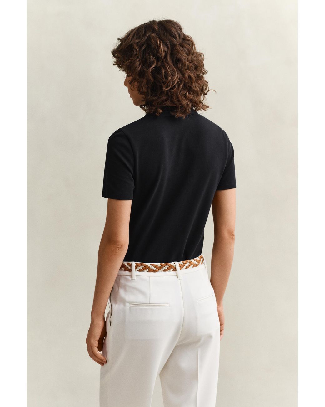 Gant Black Polo Shirt