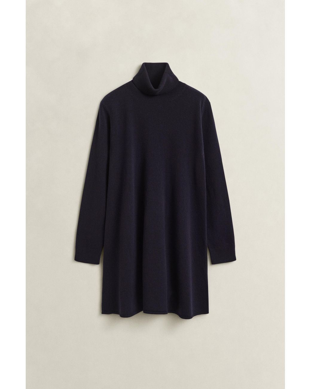 Gant Blue Superfine Lambswool Dress Evening