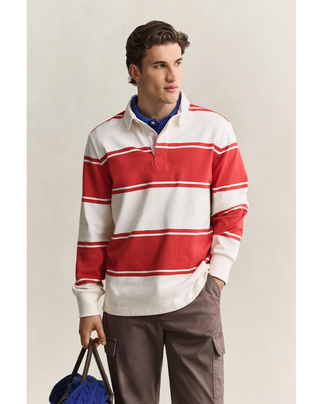 Gant Red Striped Rugger for men