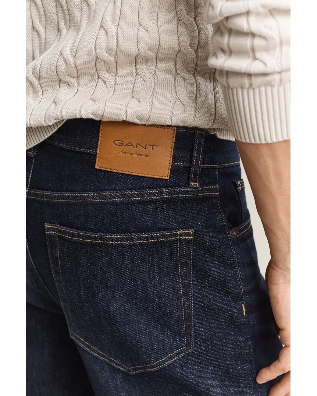 Gant Blue Regular Jeans for men