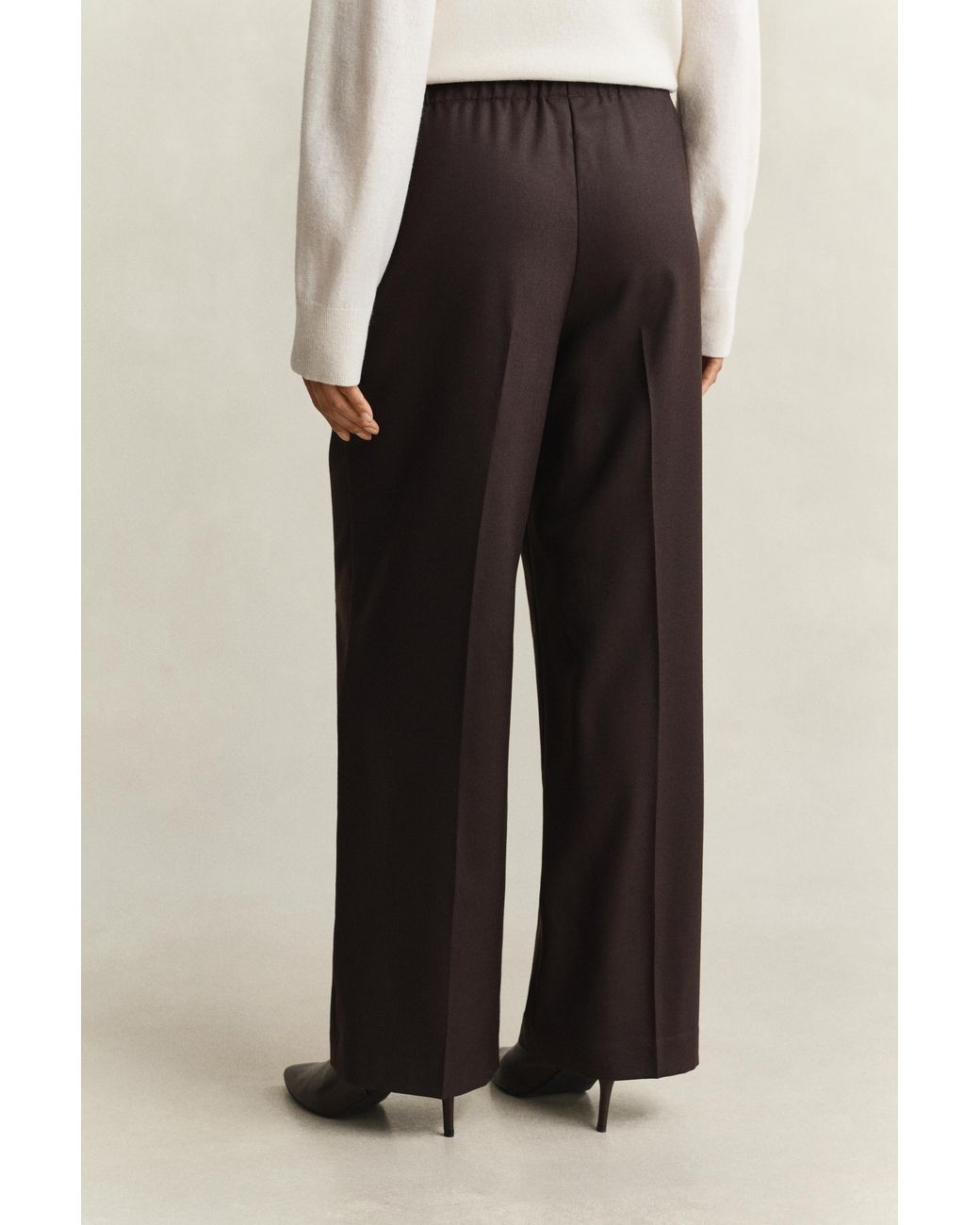 Gant Natural Wool Blend Pants Deep