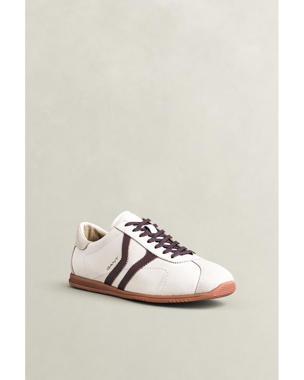 Gant Natural Spearclub Leather Sneakers Soft Oat for men