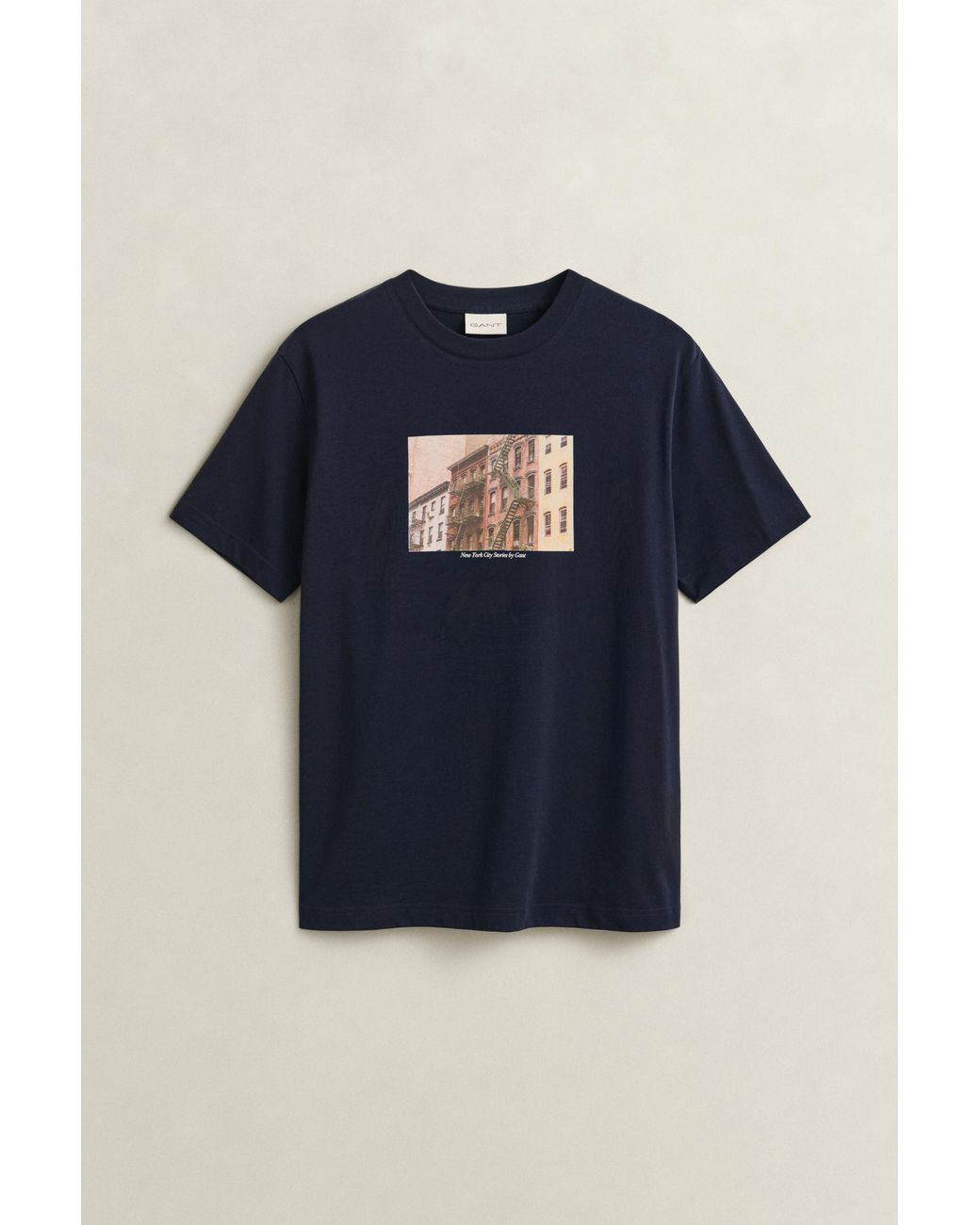 Gant Blue Seasonal Graphic T-Shirt Evening for men