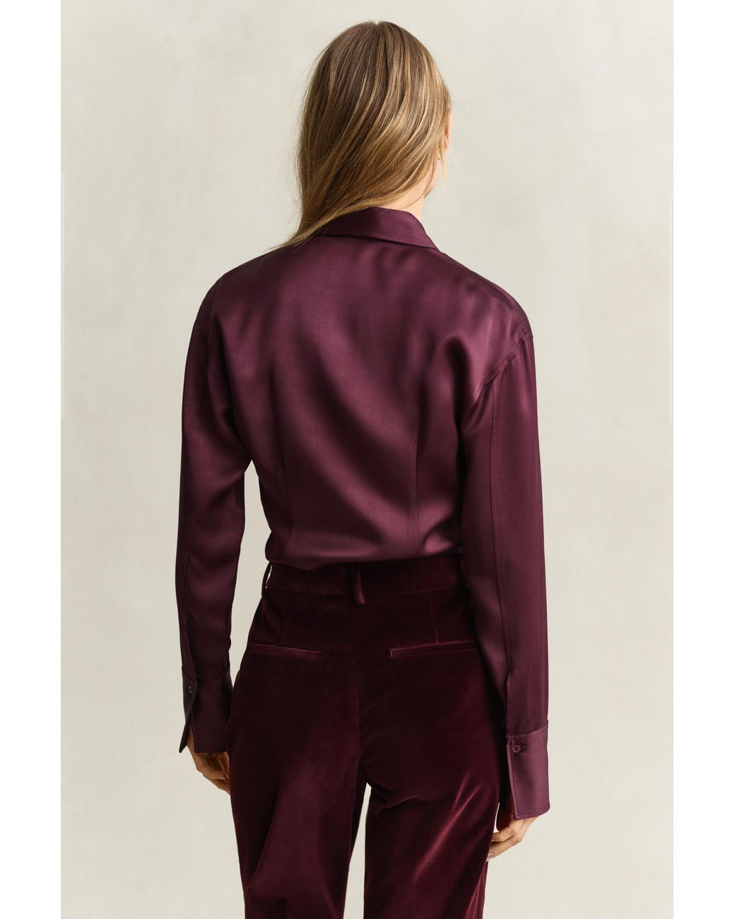 Gant Purple Slim Shirt