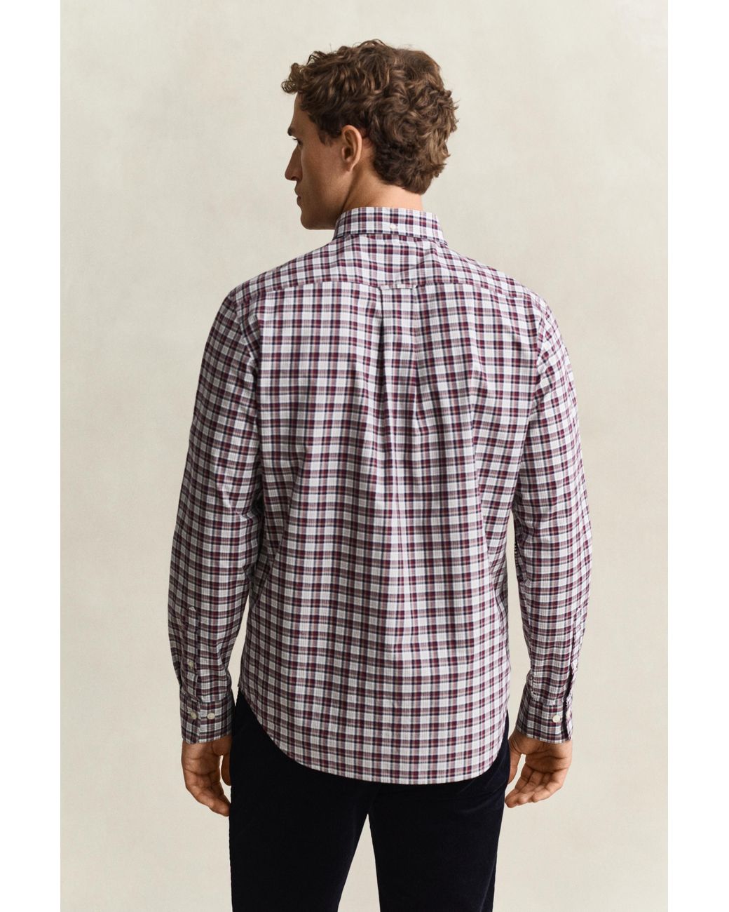 Gant Multicolor Checked Poplin Shirt for men