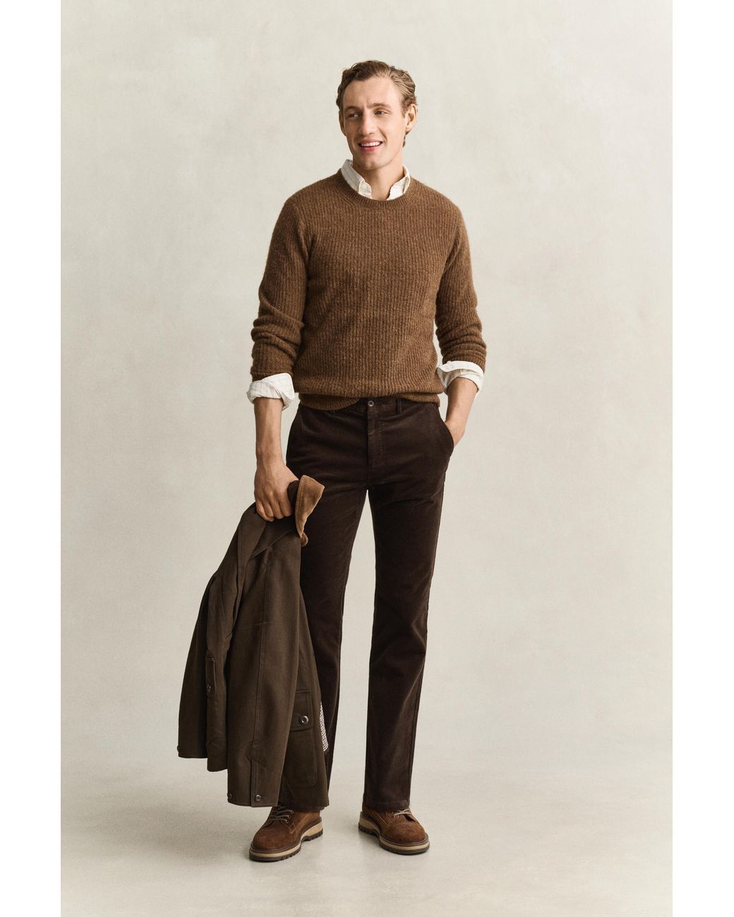 Gant Natural Regular Corduroy Chinos for men