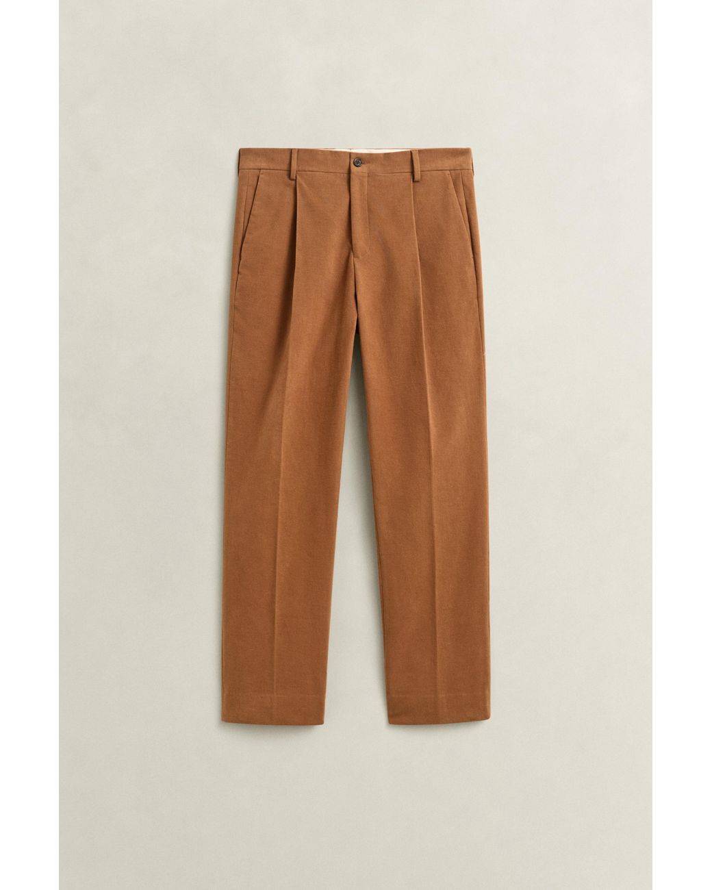 Gant Blue Moleskin Suit Pants for men