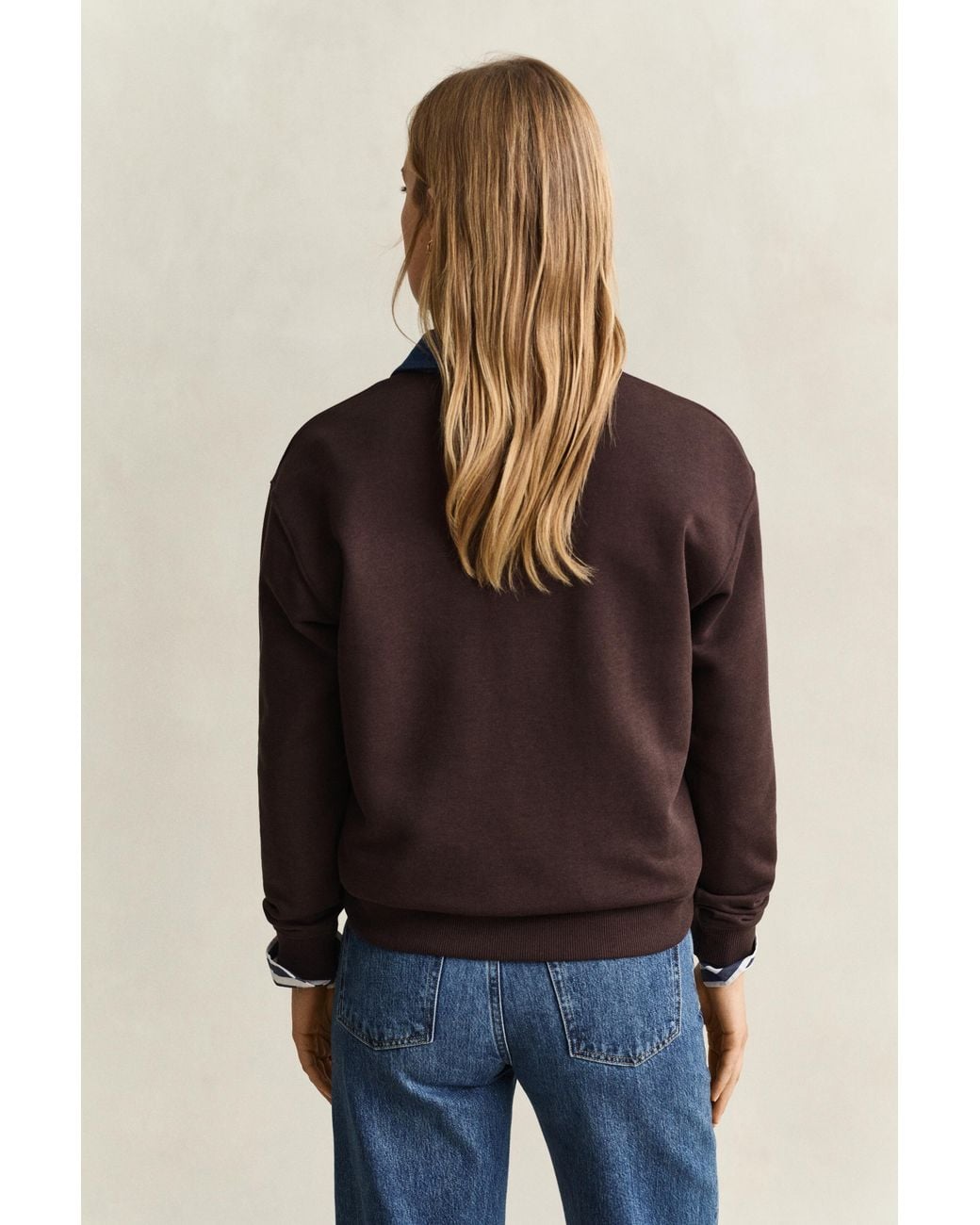 Gant Blue Denim Collared Heavy Rugger Deep
