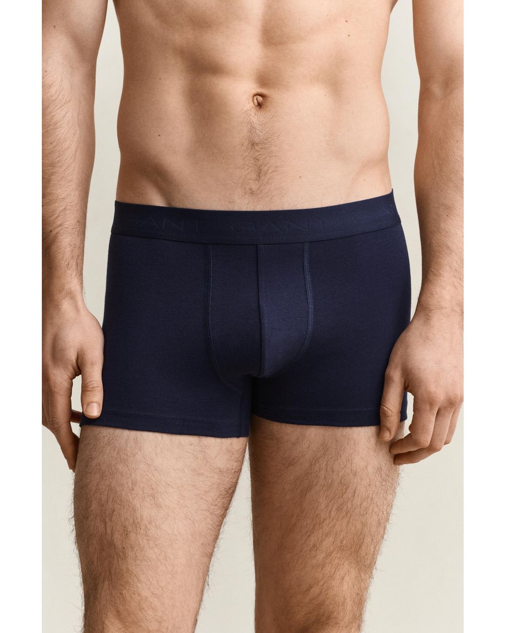 Gant Blue 3-Pack Tonal Trunks Marine for men