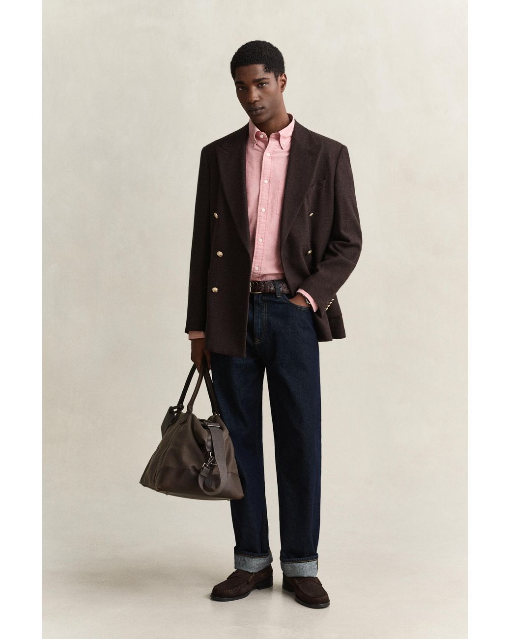 Gant Pink Classic Regular Oxford Shirt for men