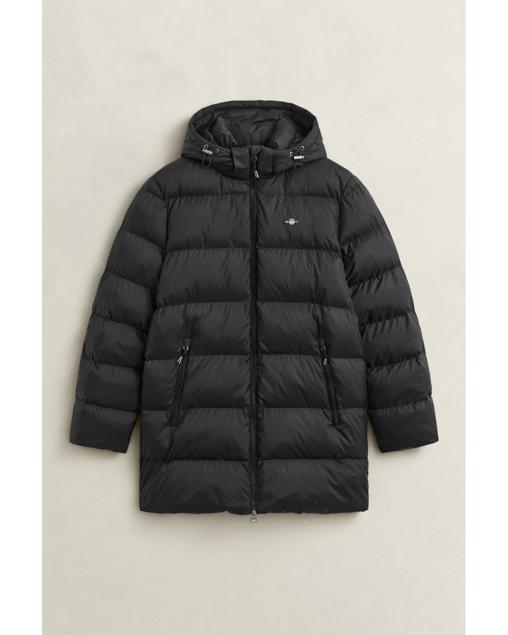 Gant Black Active Cloud Mid Length Jacket for men