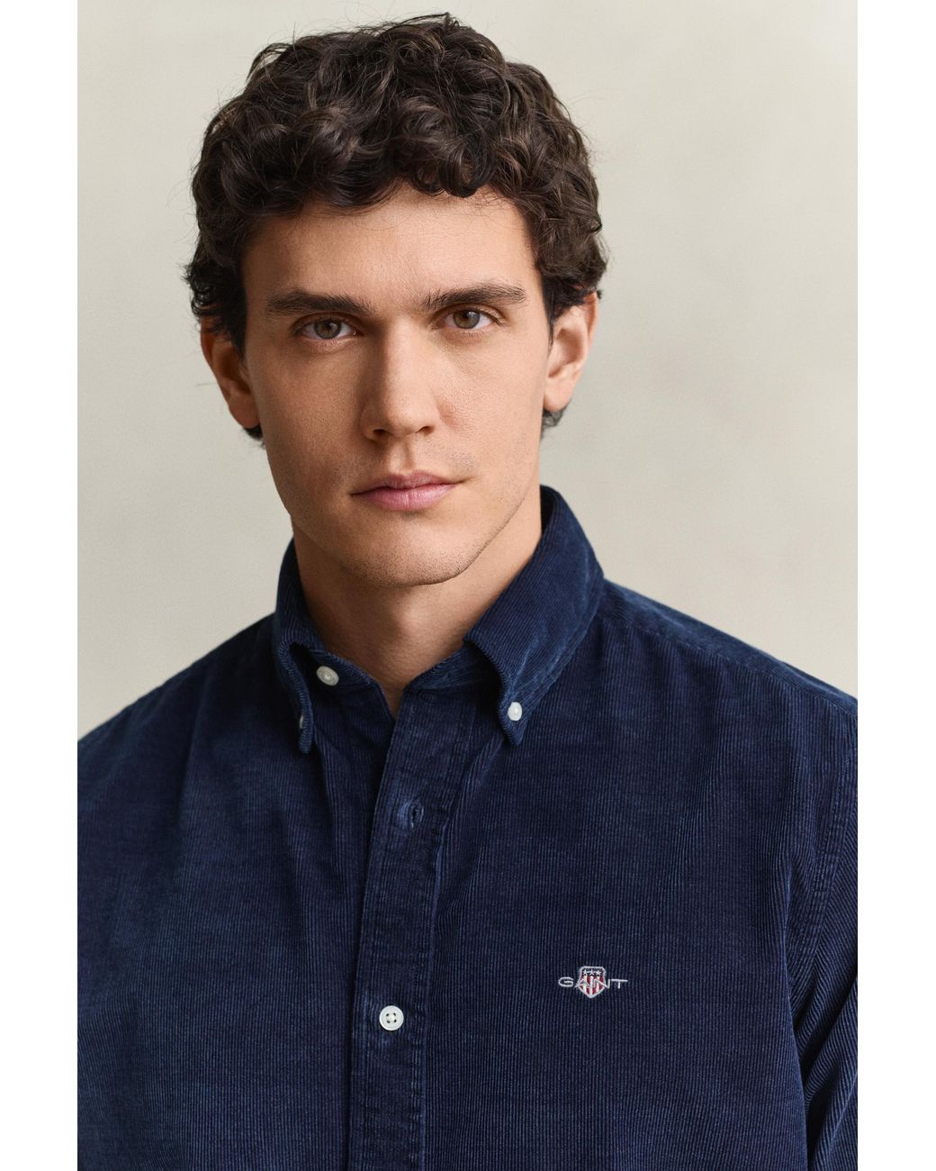 Gant Blue Corduroy Shirt for men