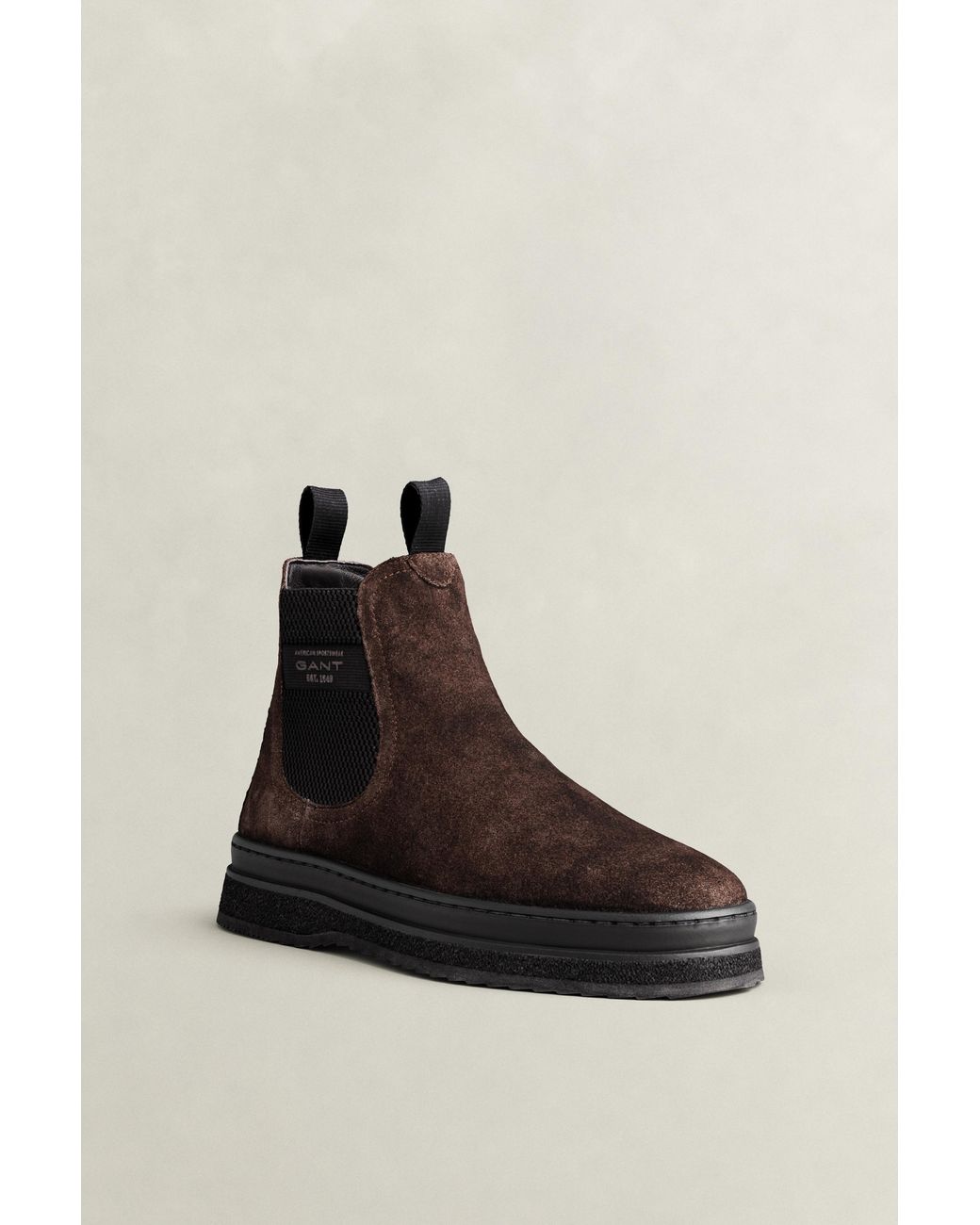 Gant Black Blistown Suede Chelsea Boots Weathered for men