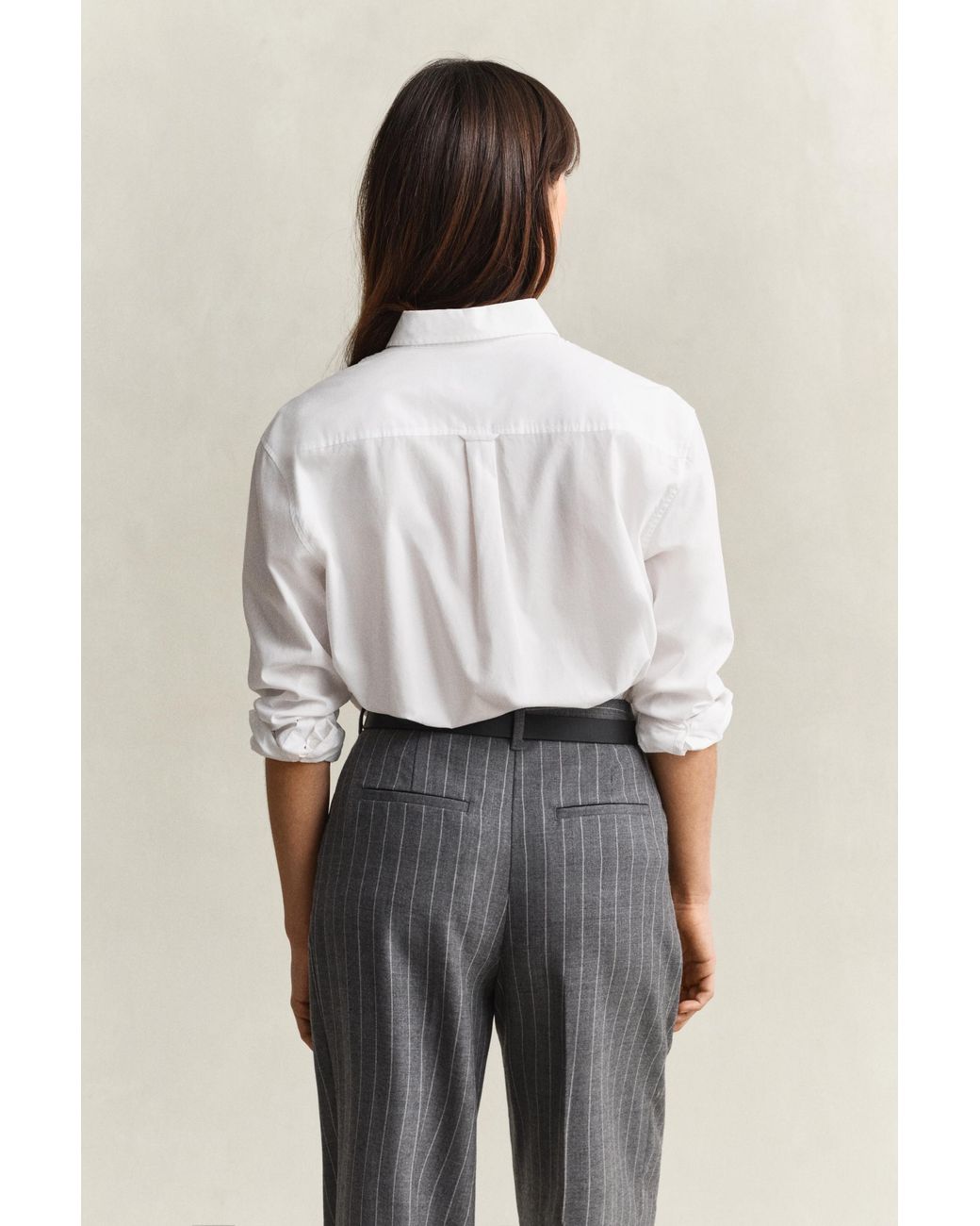 Gant Blue Relaxed Fit Classic Poplin Shirt