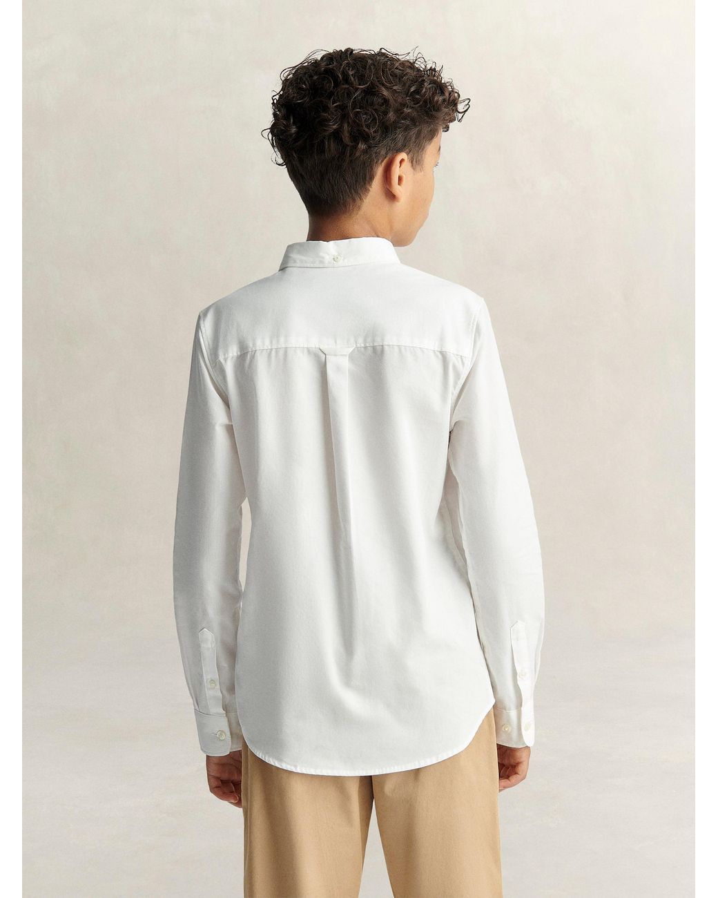 Gant Natural Teens Teen Boys Shield Poplin Shirt for men