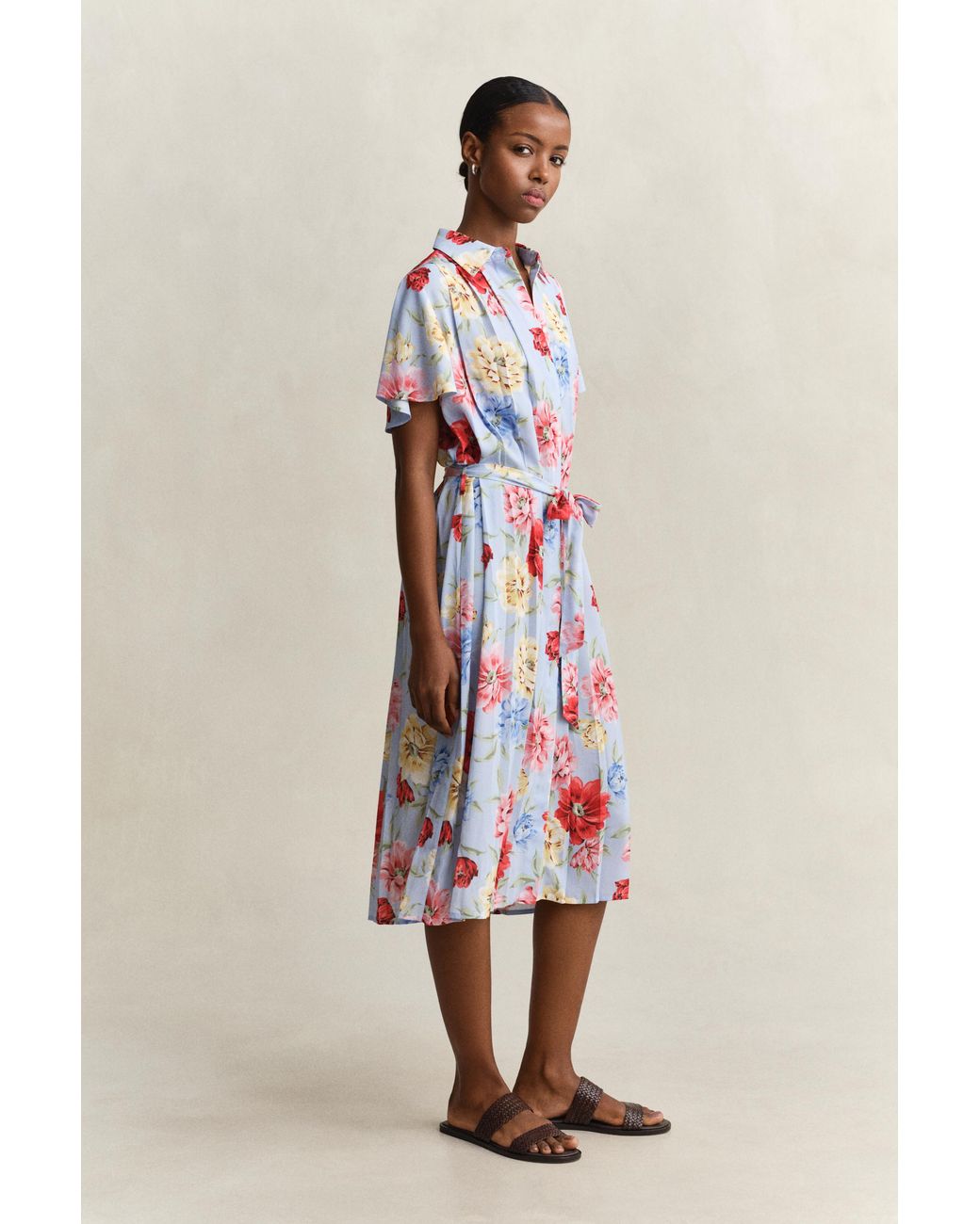 Gant Natural Floral Shirt Dress