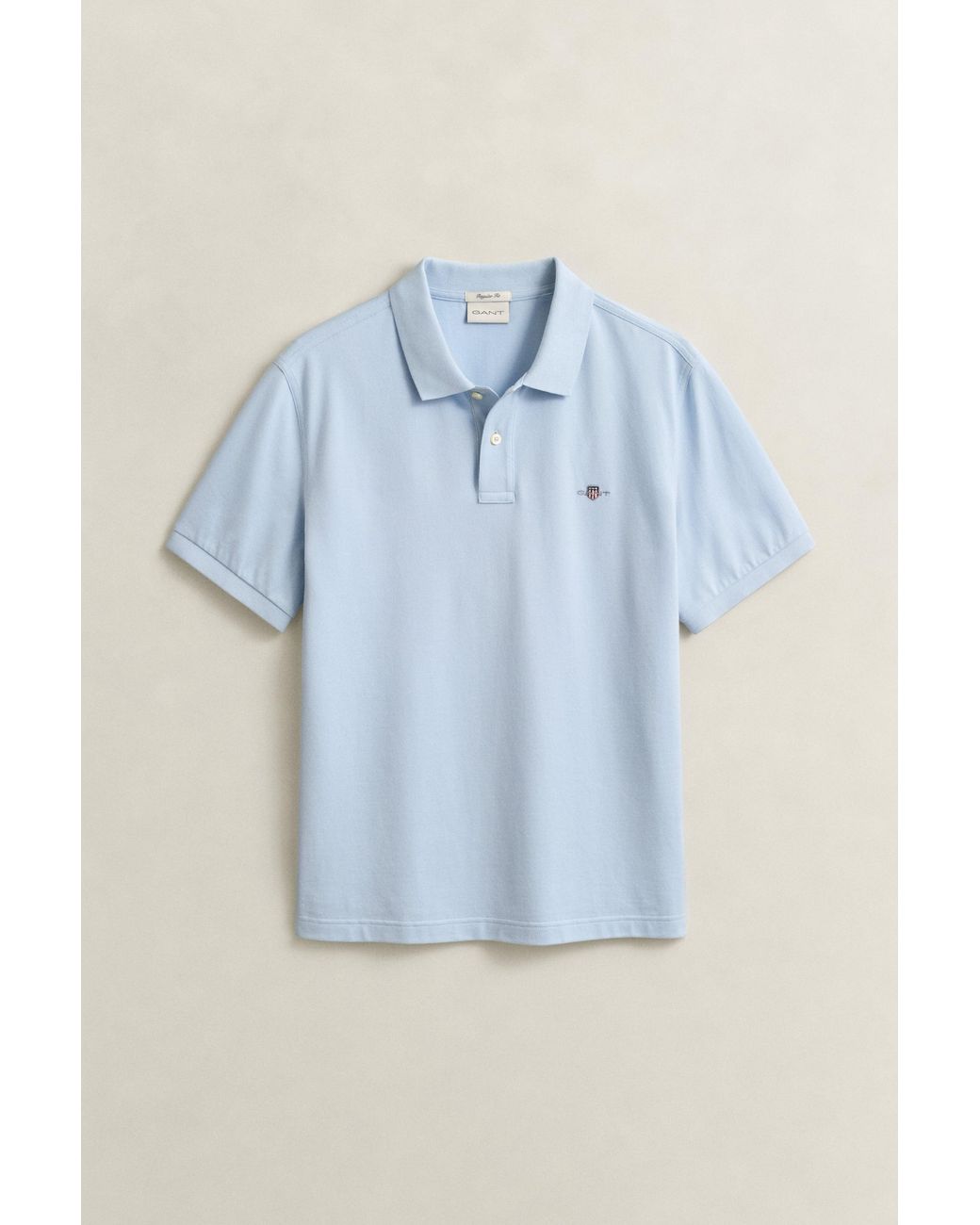 Gant Blue Classic Regular Polo Shirt for men