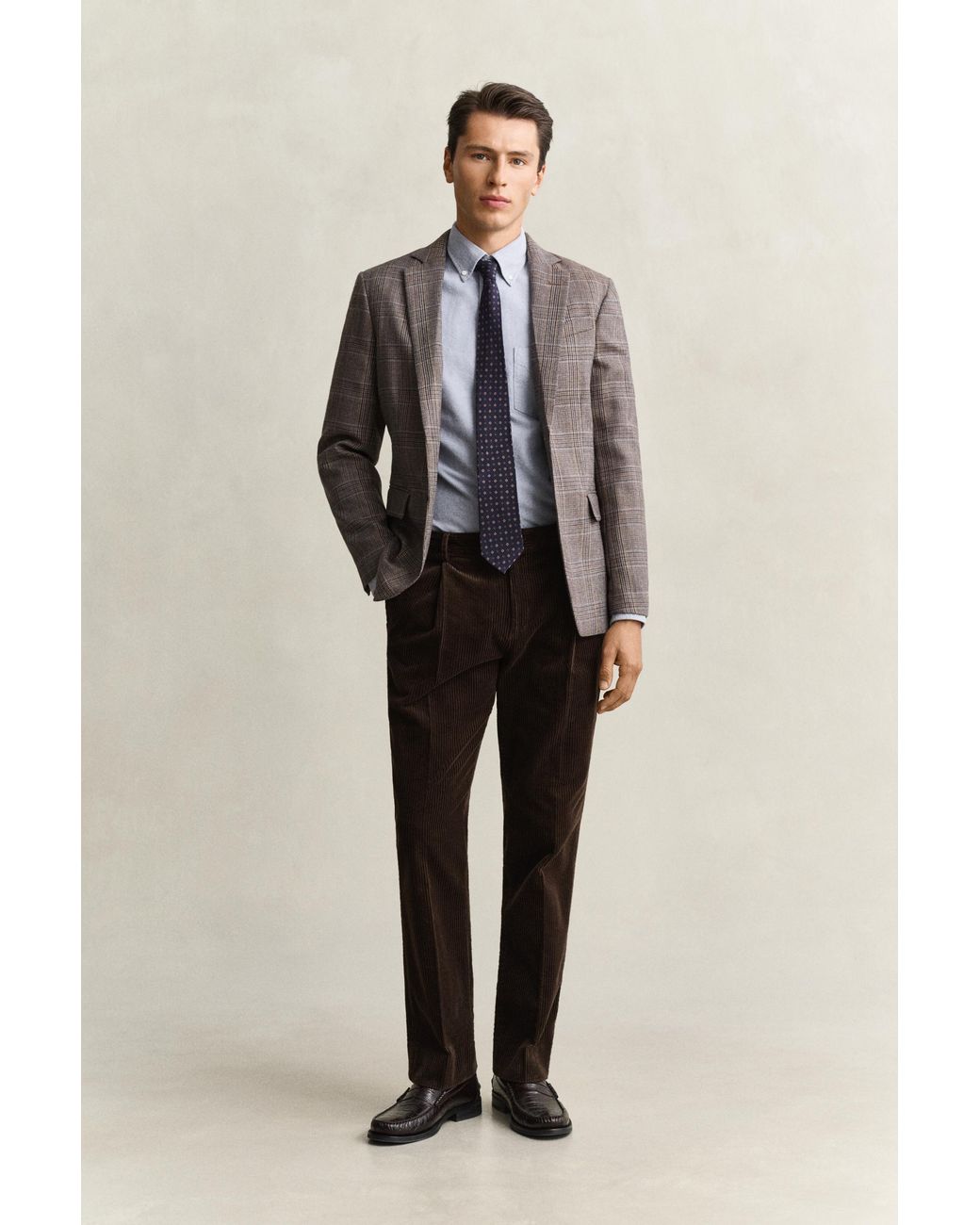 Gant Blue Brushed Oxford Shirt for men