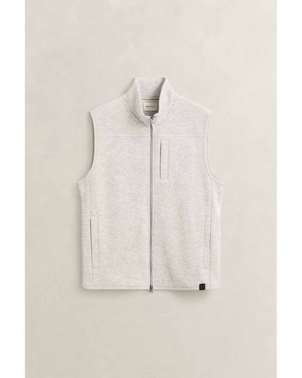 Gant Blue Fleece Vest for men
