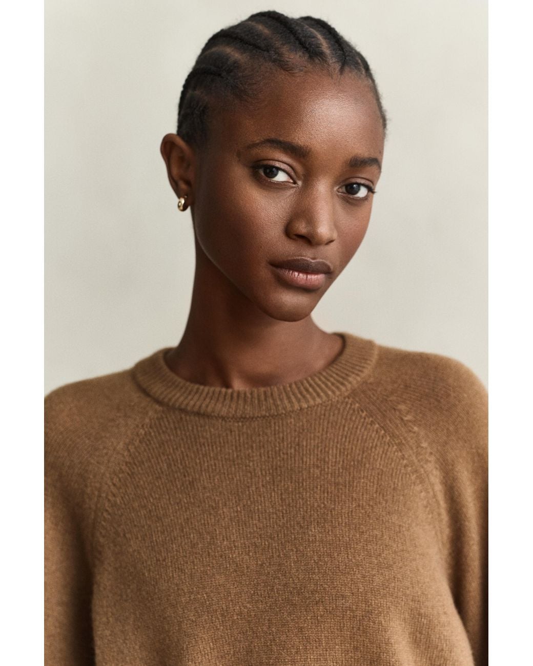 Gant Natural Wool Cashmere Crew Neck Sweater Warm