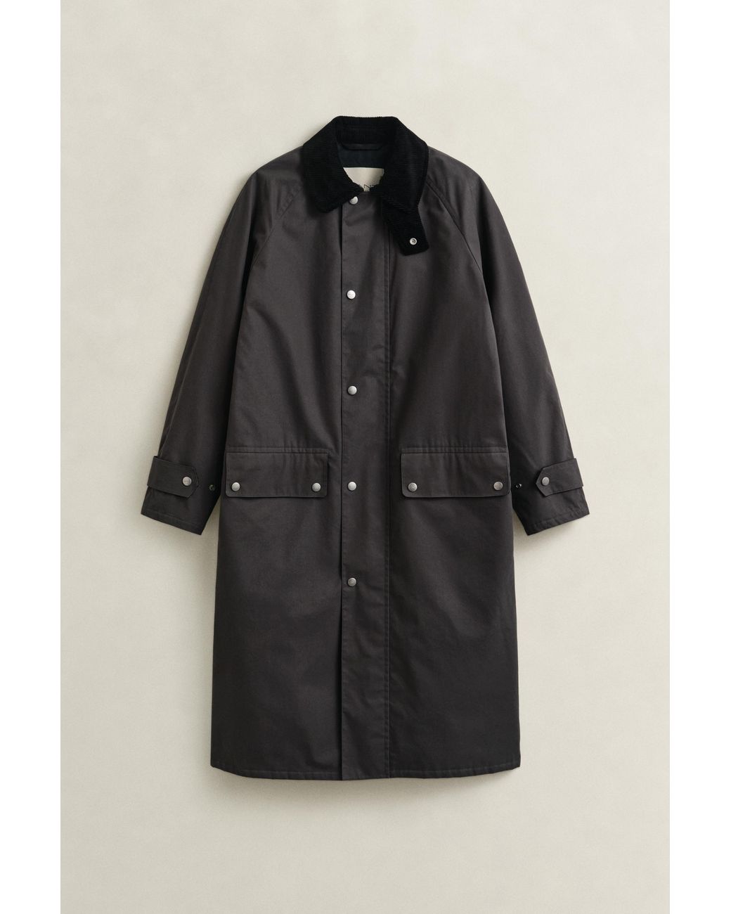 Gant Blue Waxed Barn Coat for men