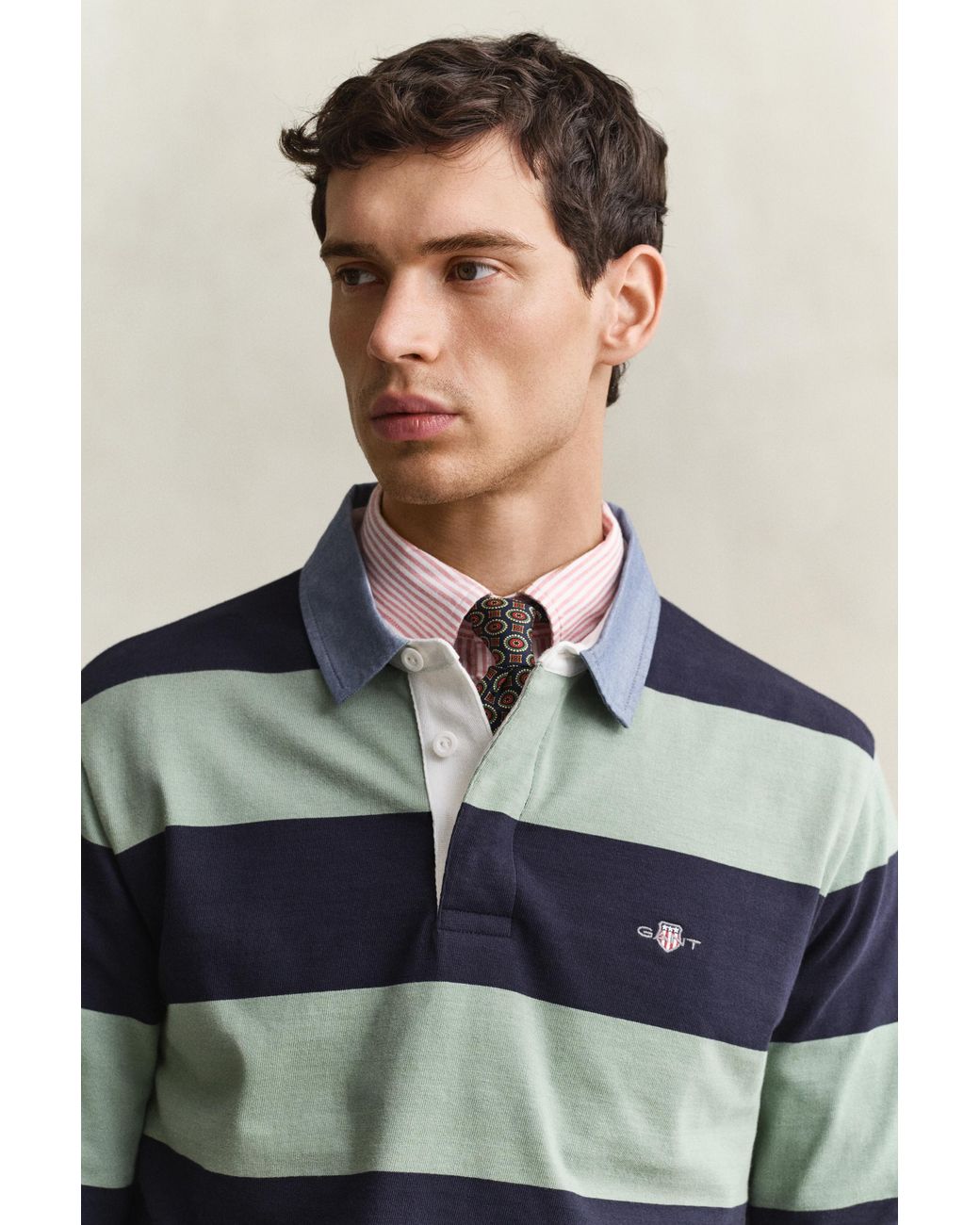 Gant Blue Classic Heavy Rugger for men