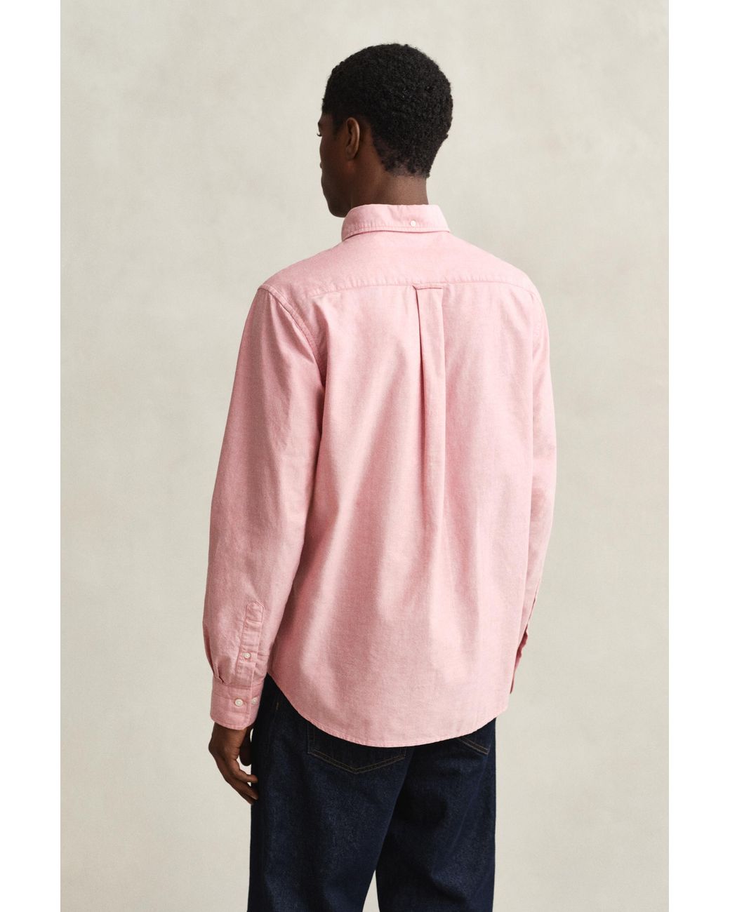 Gant Pink Classic Regular Oxford Shirt for men