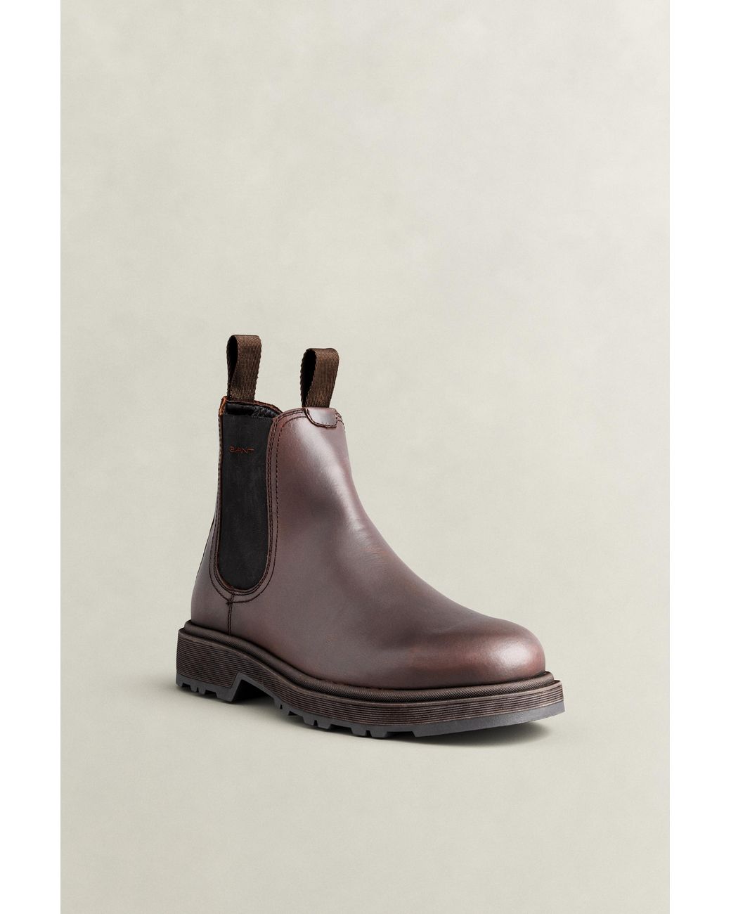 Gant Brown Blisdor Leather Chelsea Boots Dark for men