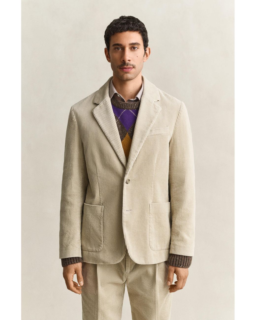 Gant Natural Corduroy Suit Jacket for men