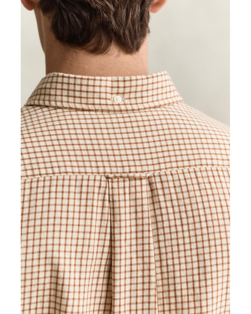 Gant Natural Checked Windblown Flannel Shirt for men