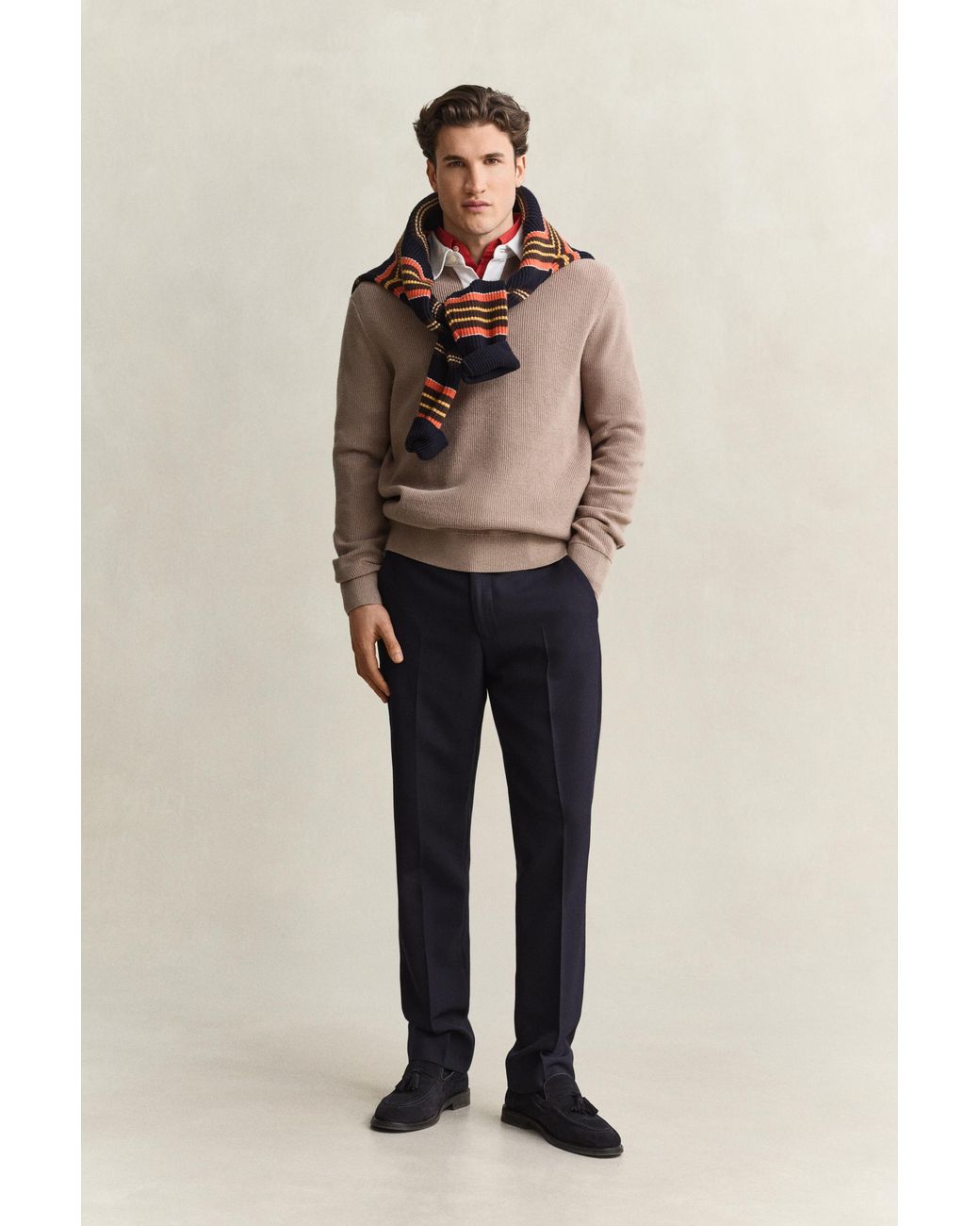 Gant Natural Cotton Merino Rugger for men