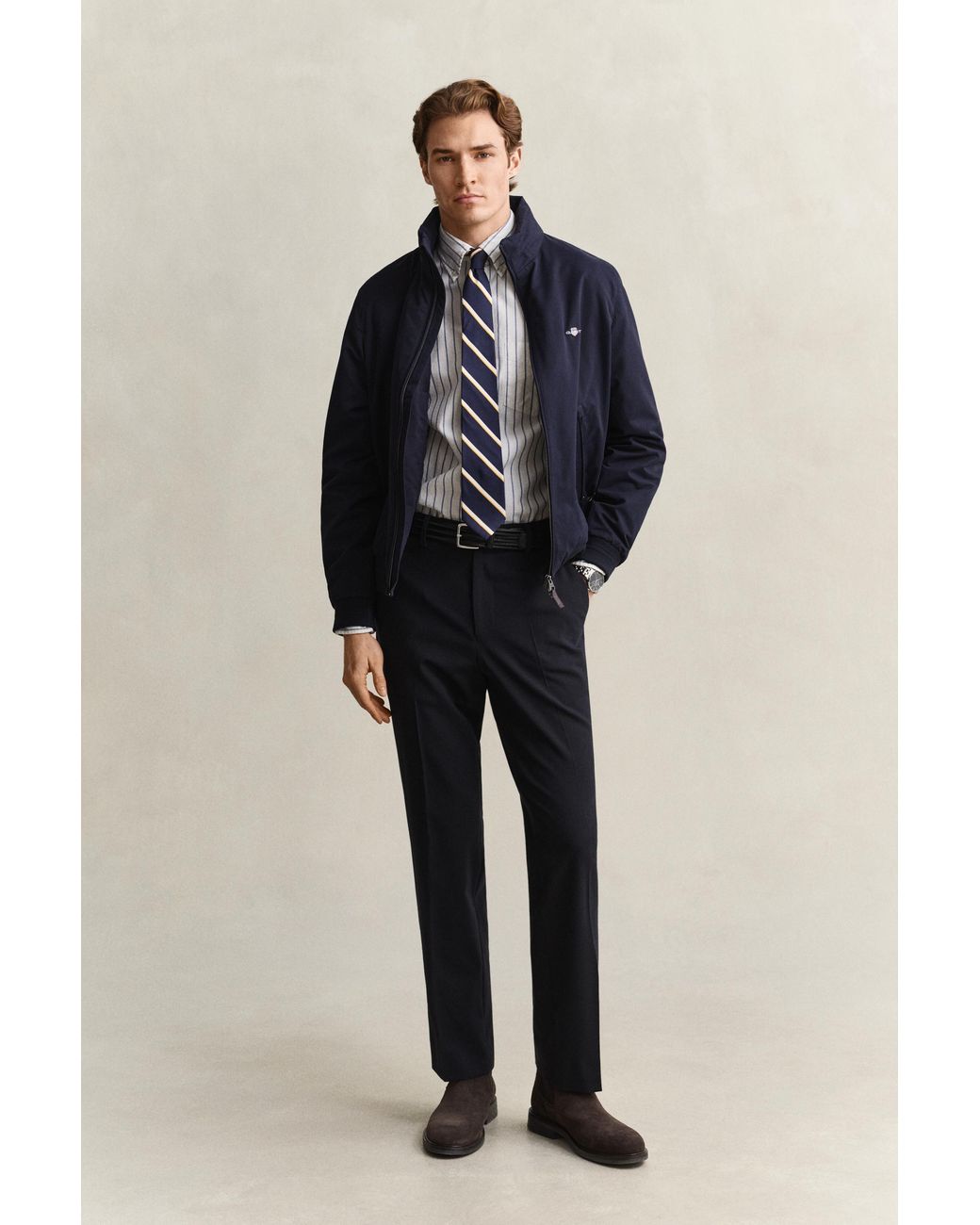 Gant Black Travel Suit Pants Evening for men